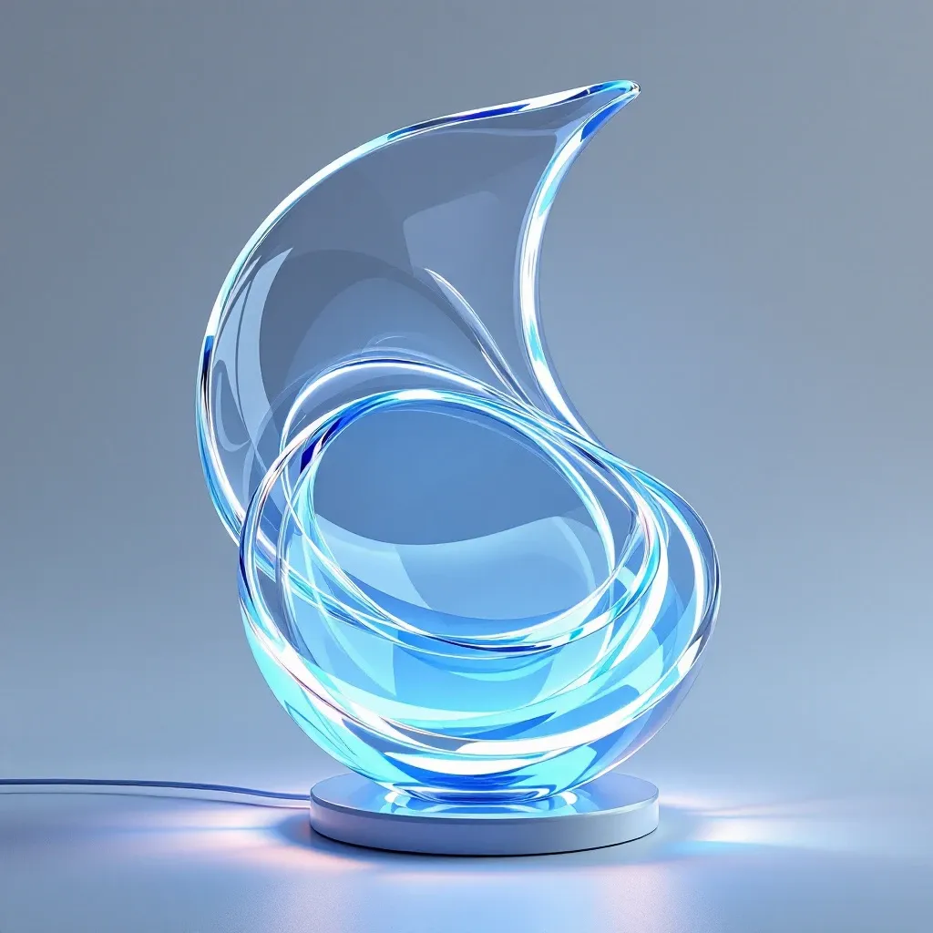 모던 아크릴 램프 렌더 (Modern Acrylic Lamp Render) 대표 이미지
