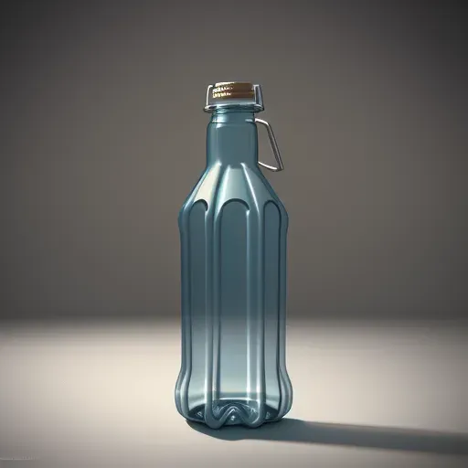 글래스 스윙탑 보틀 렌더 (Glass Swing-top Bottle Render) 대표 이미지