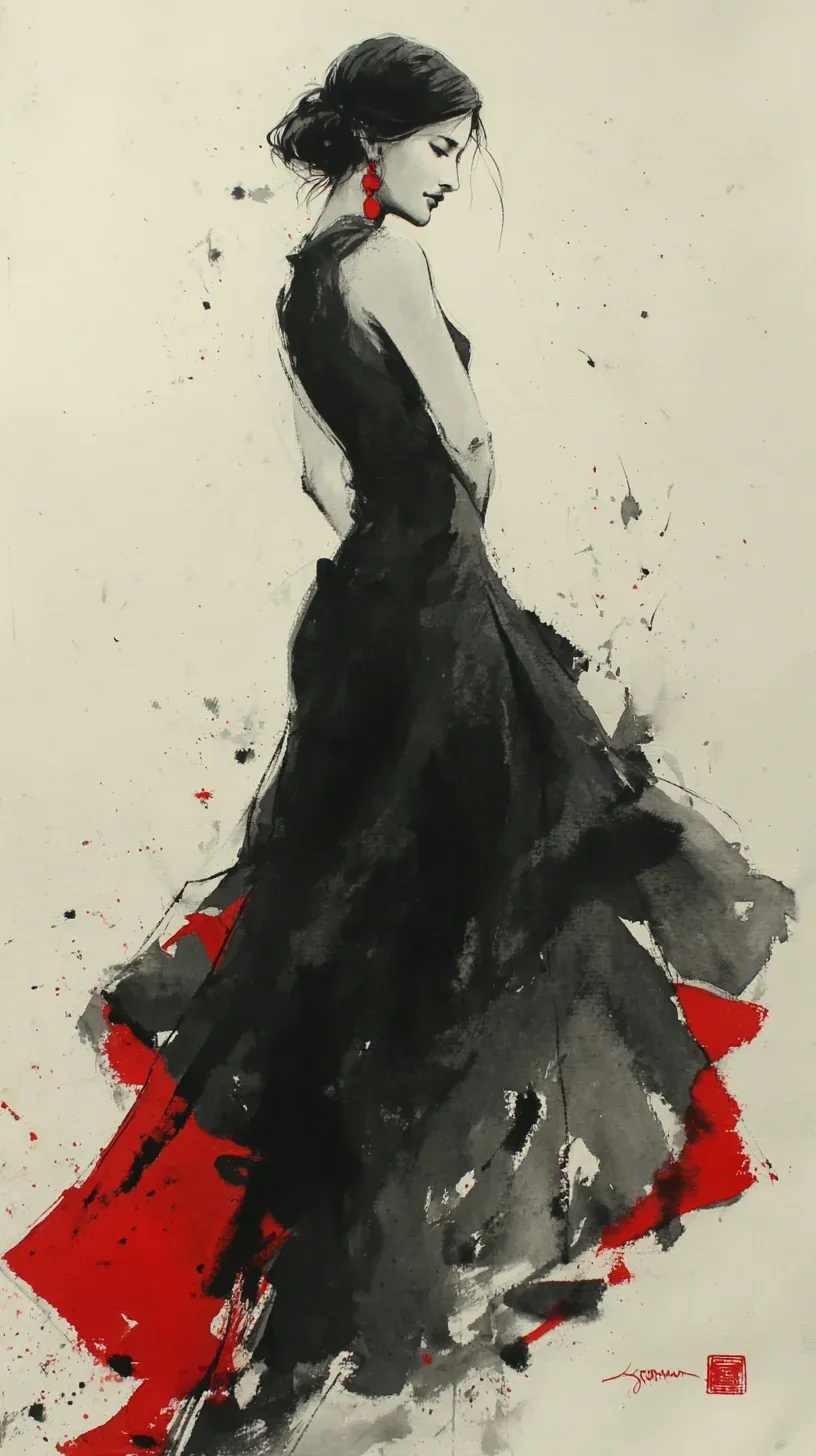 수묵 미니멀 (Ink Wash Minimal) 대표 이미지
