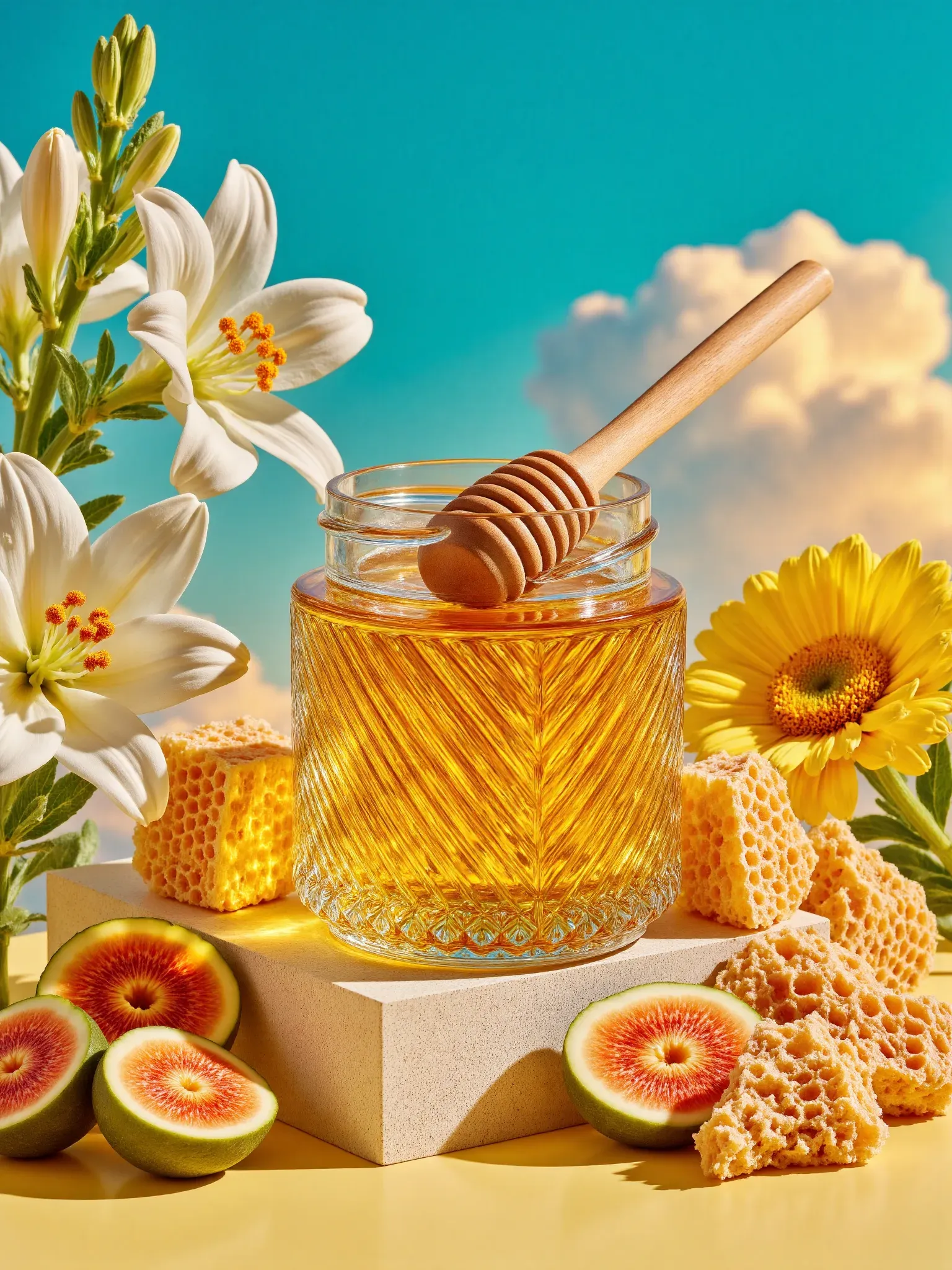 꿀단지 플로럴 테이블탑 (Honey Jar Floral Tabletop) 대표 이미지