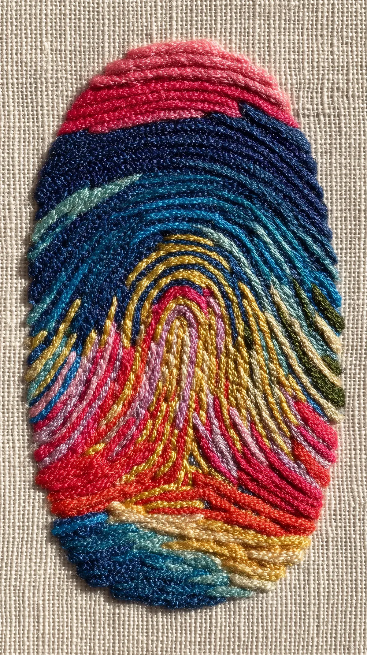 스레드 아트 지문 텍스처 (Thread Art Fingerprint Texture) 대표 이미지