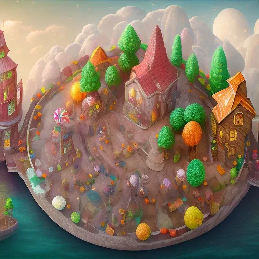 캔디 빌리지 디오라마 (Candy Village Diorama) 대표 이미지