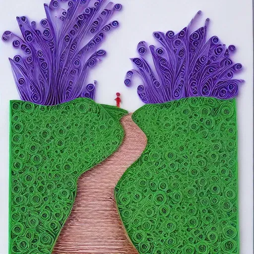 페이퍼 퀼링 일러스트 (Paper Quilling Illustration) 대표 이미지