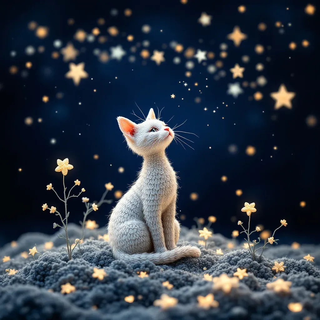 코바늘 얀 캣 아트웍 (Crochet Yarn Cat Artwork) 대표 이미지