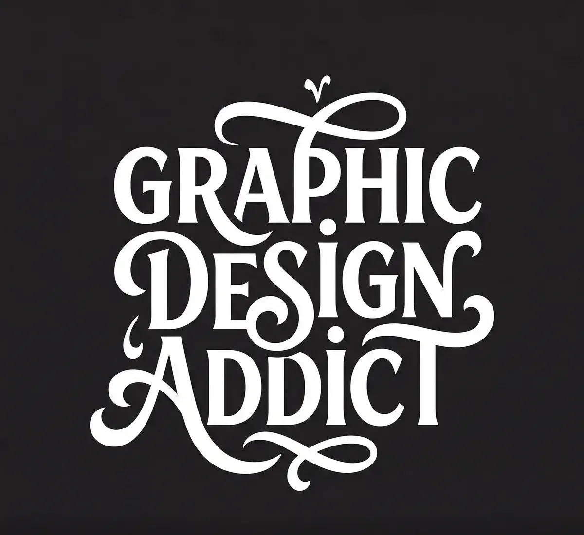 타이포그래피 레터링 포스터 (Typography Lettering Poster) 대표 이미지