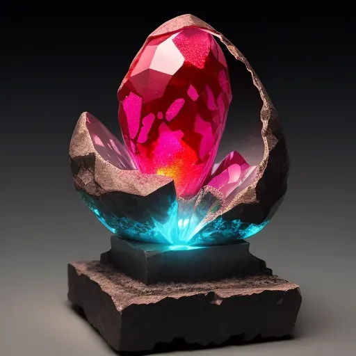 글로잉 크리스탈 지오드 (Glowing Crystal Geode) 대표 이미지