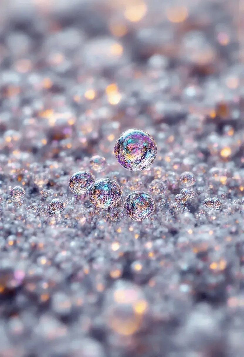 무지갯빛 비눗방울 매크로 (Iridescent Soap Bubble Macro) 대표 이미지