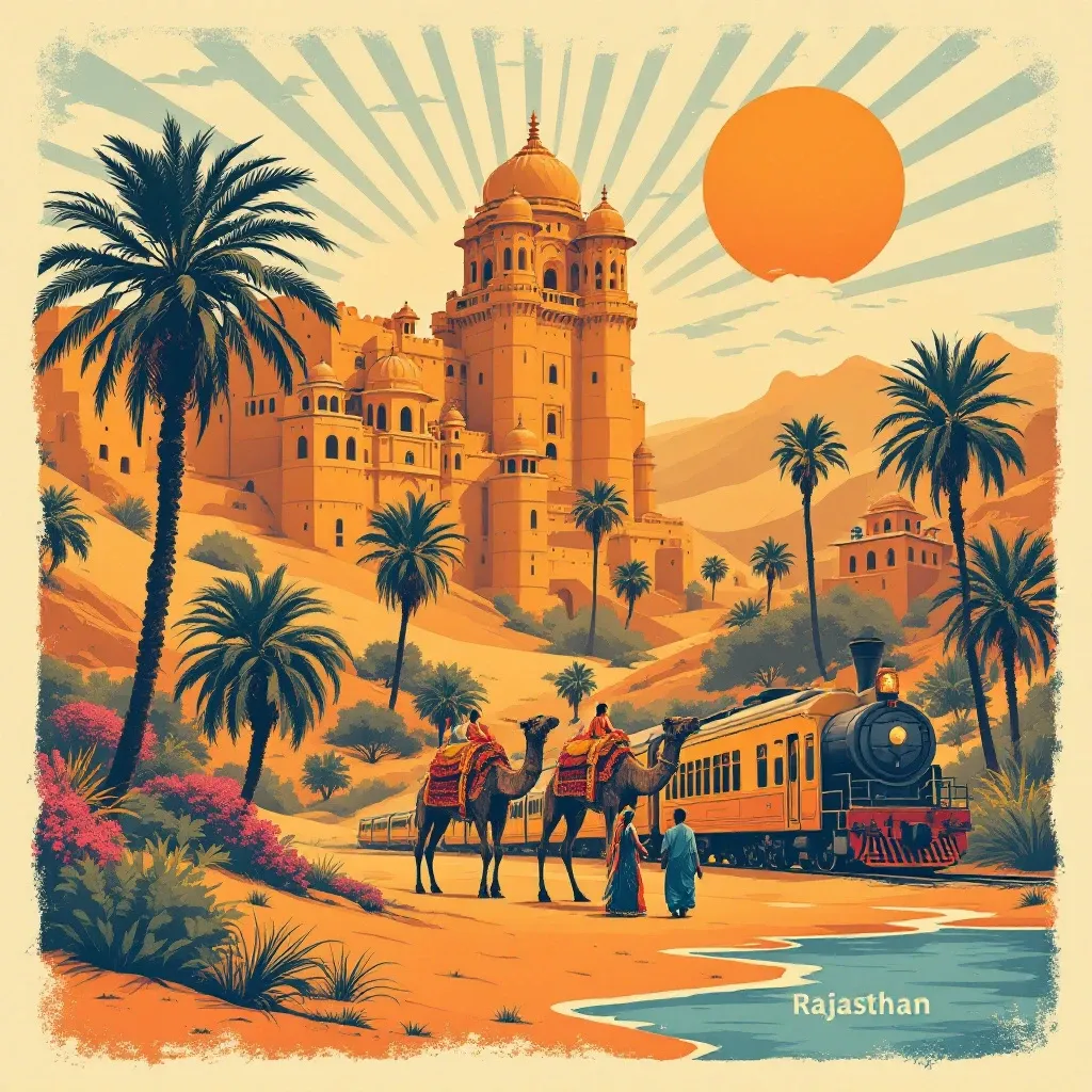 레트로 트래블 포스터 (Retro Travel Poster) 대표 이미지
