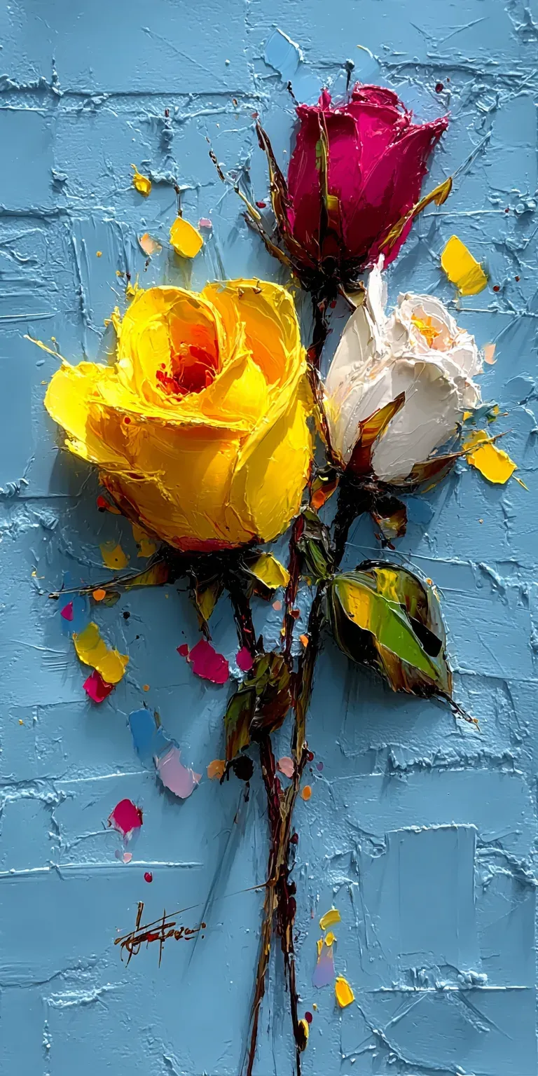 팔레트 나이프 임파스토 유화 (Palette Knife Impasto Oil Painting) 대표 이미지