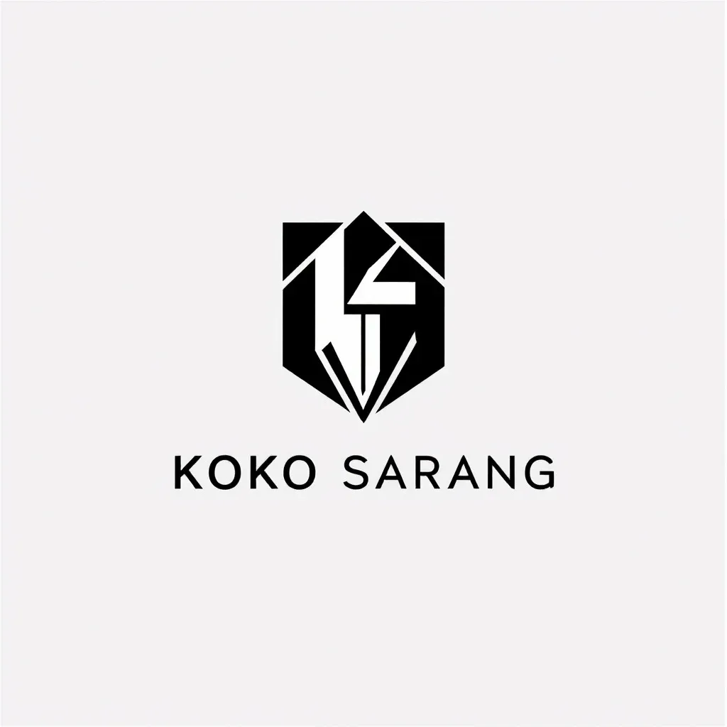 지오메트릭 엠블럼 브랜드 로고 (Geometric Emblem Brand Logo) 대표 이미지