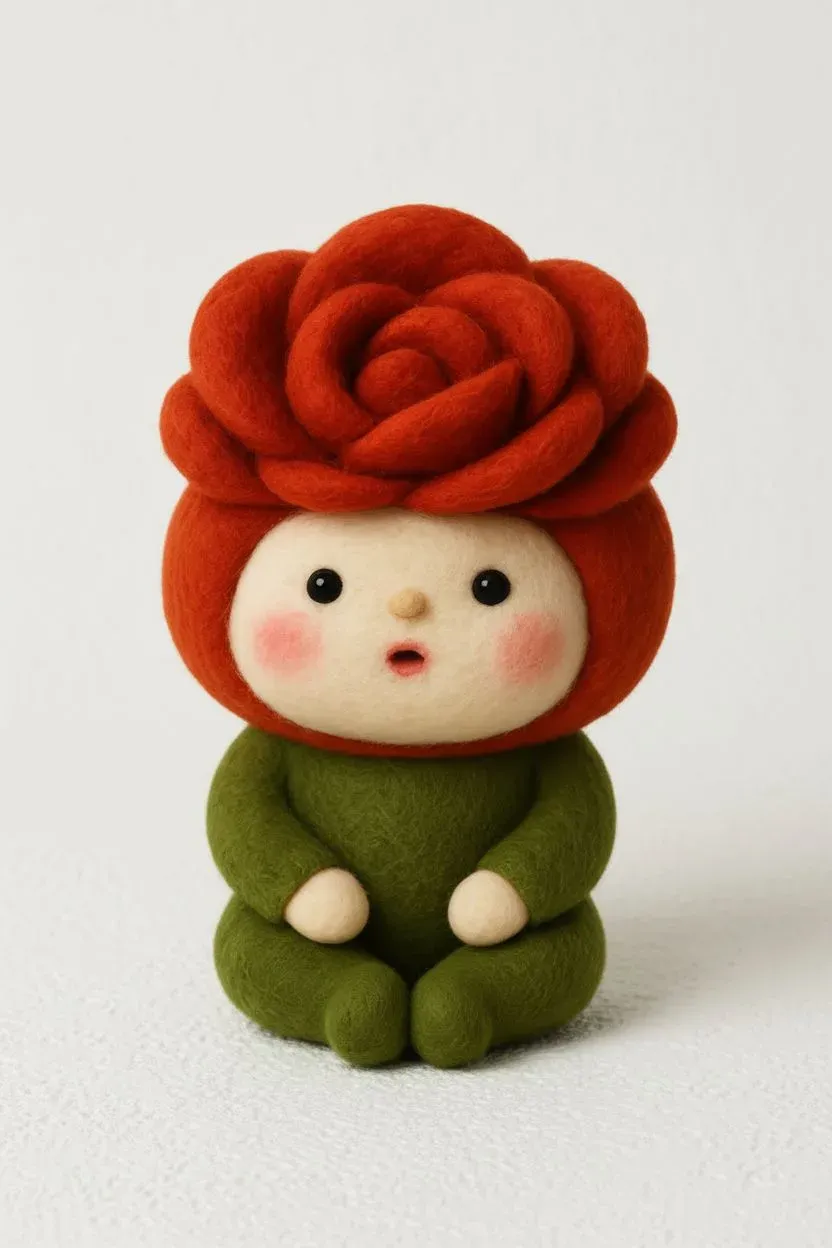 펠트 니들펠팅 아트돌 (Felted Wool Art Doll) 대표 이미지