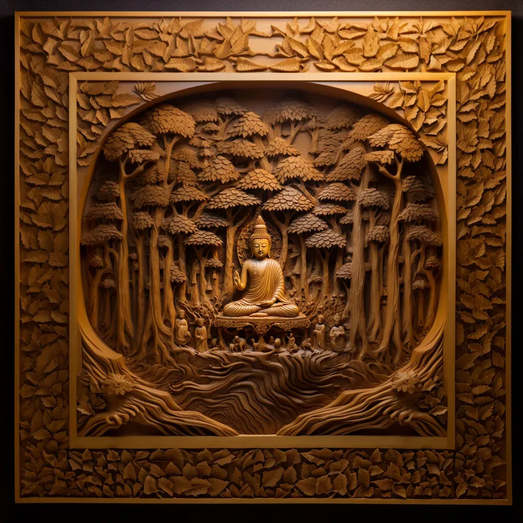 목조 부조 릴리프 (Wood Relief Carving) 대표 이미지
