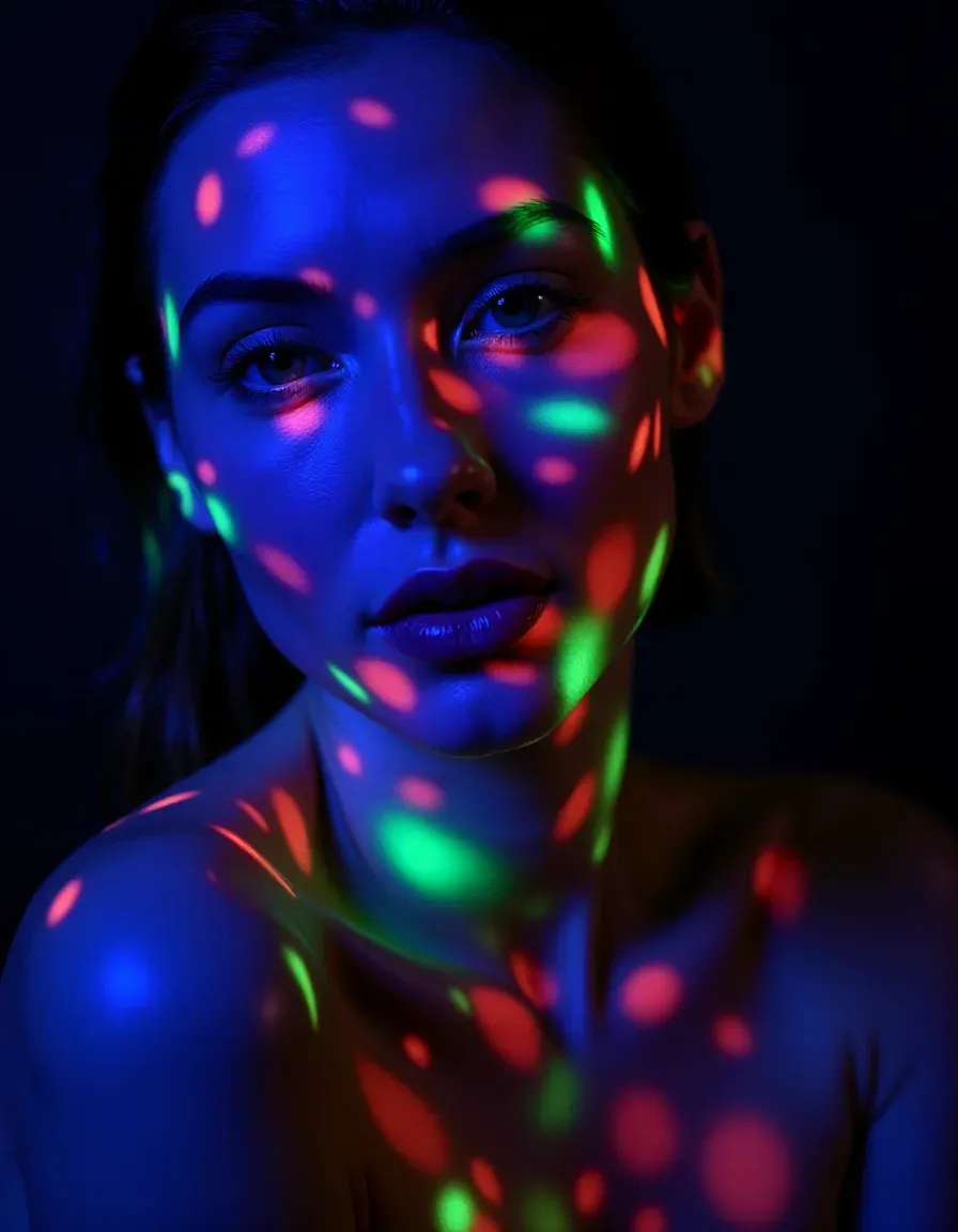 UV 블랙라이트 포트레이트 (UV Blacklight Portrait) 대표 이미지