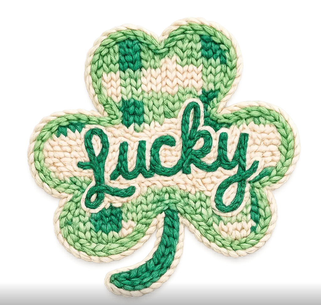 크로셰 자수 패치 텍스처 (Crochet Embroidery Patch Texture) 대표 이미지