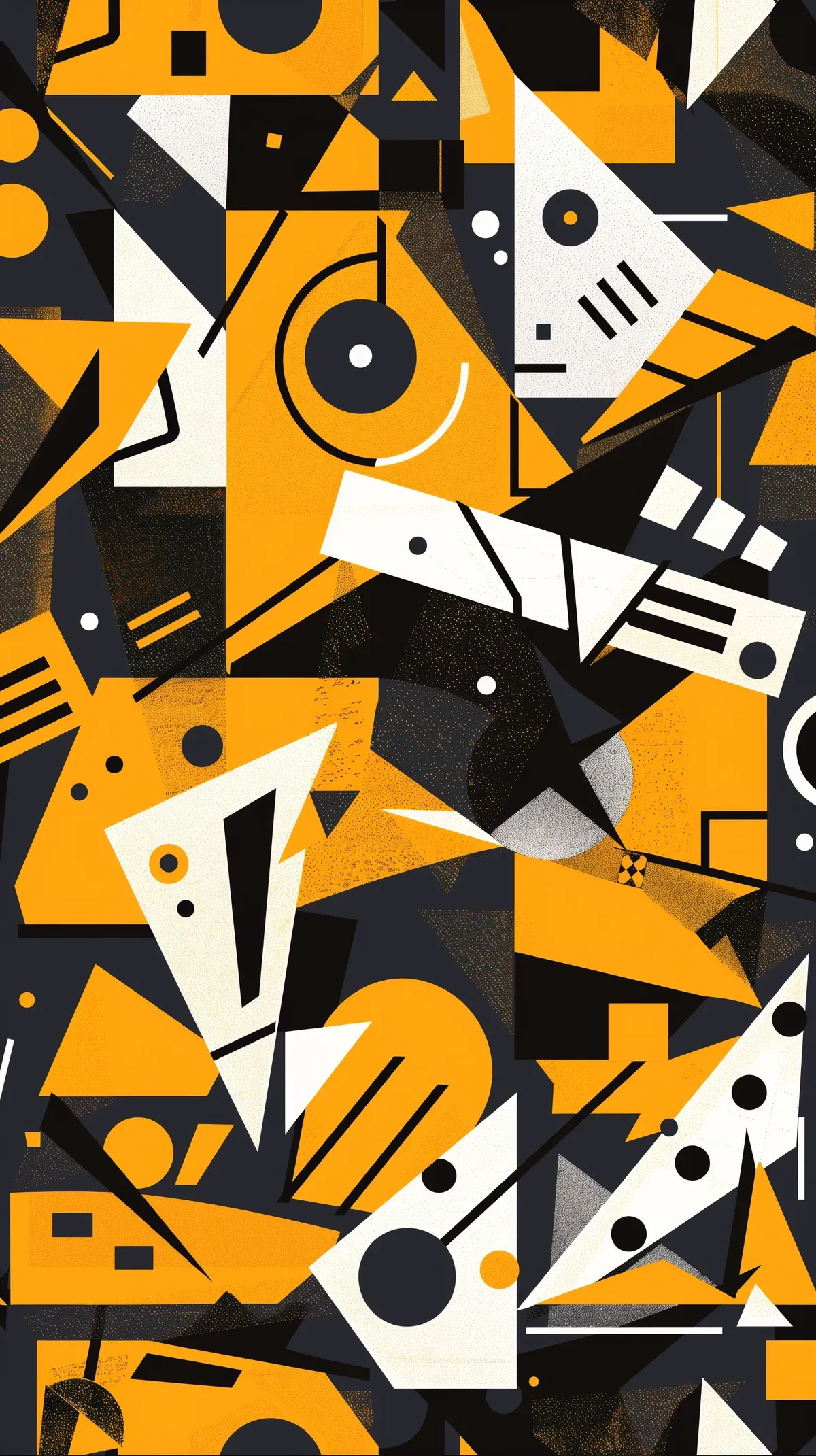 추상 도형 콜라주 패턴 (Abstract Shape Collage Pattern) 대표 이미지