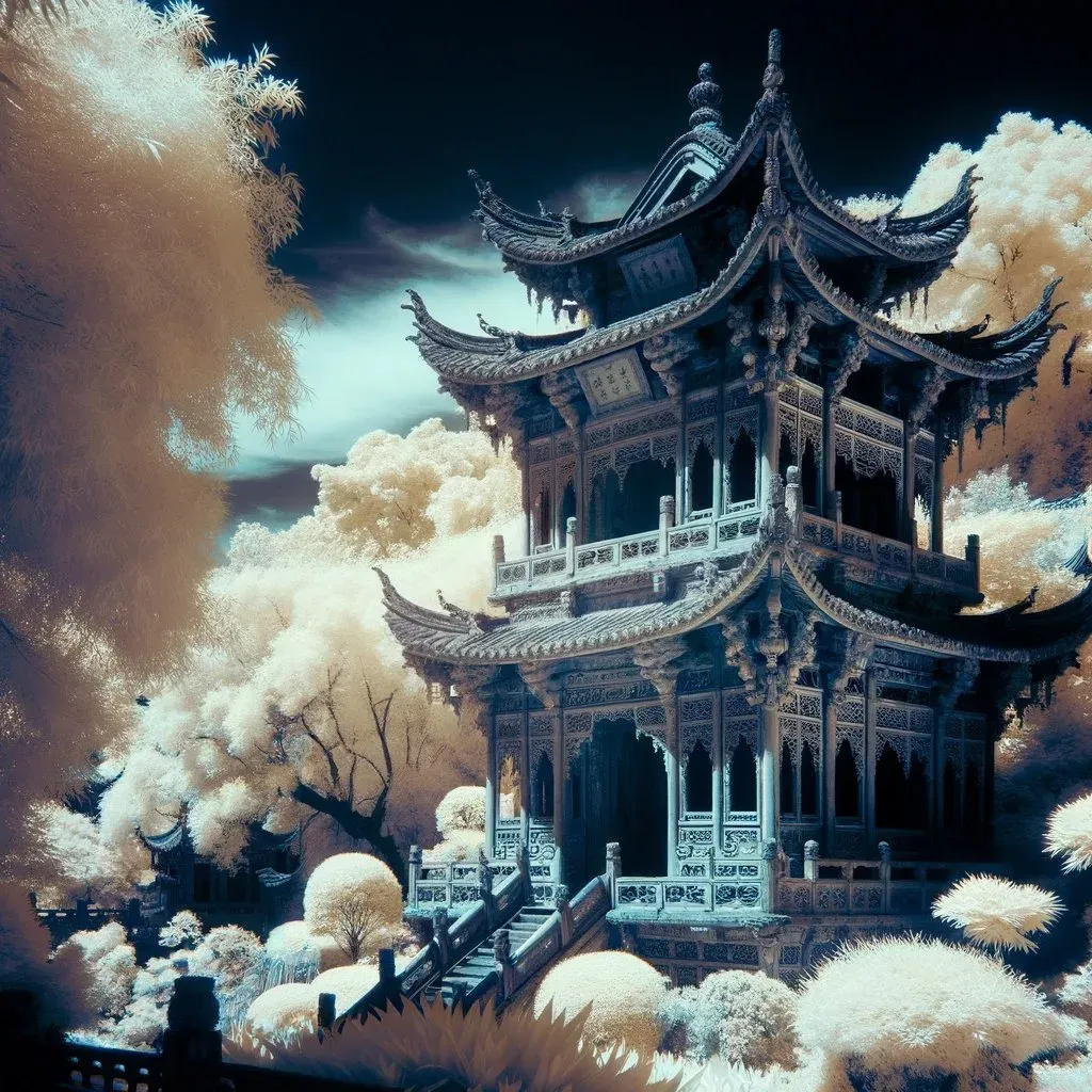 적외선 사진 건축 풍경 (Infrared Photography Architecture) 대표 이미지