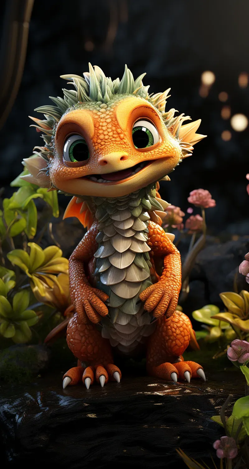 3D 툰 아기 드래곤 (3D Toon Baby Dragon) 대표 이미지
