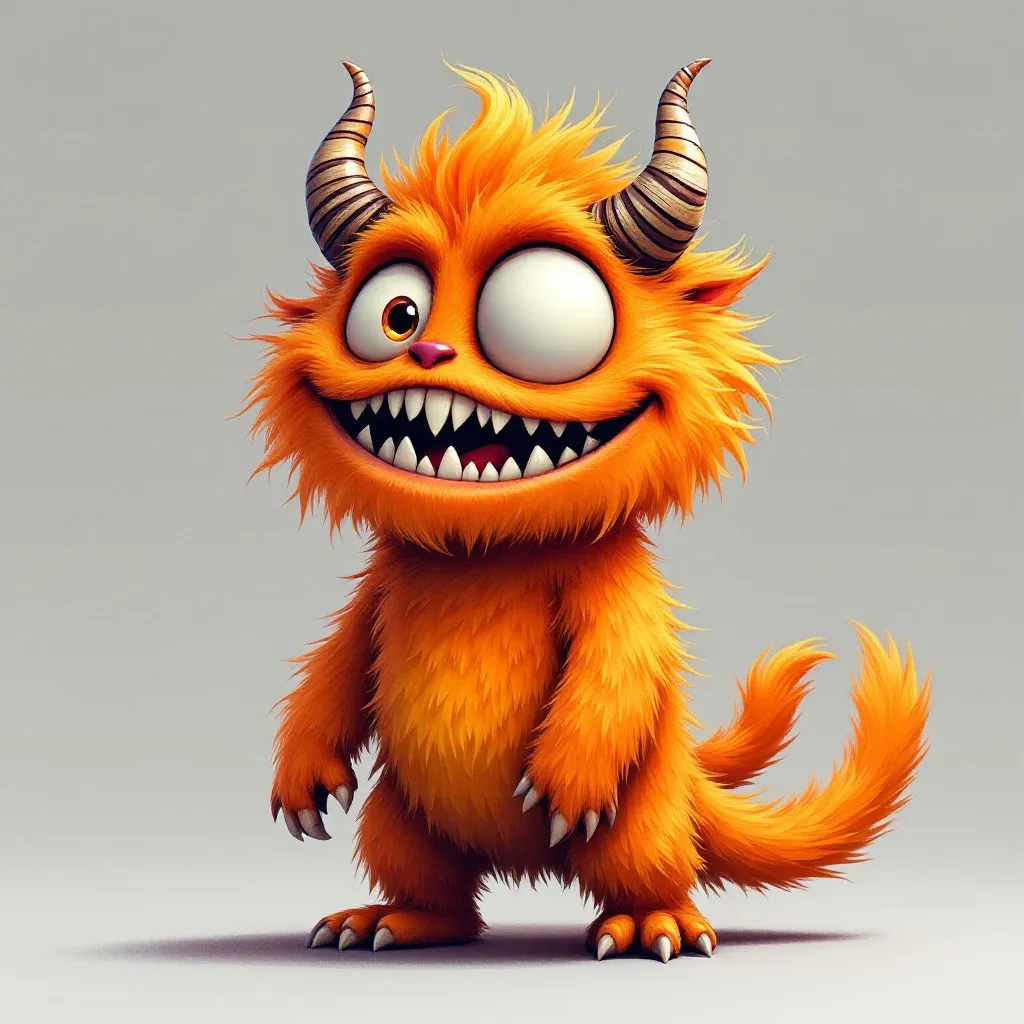 3D 애니메이션 몬스터 마스코트 (3D-Animated Monster Mascot) 대표 이미지