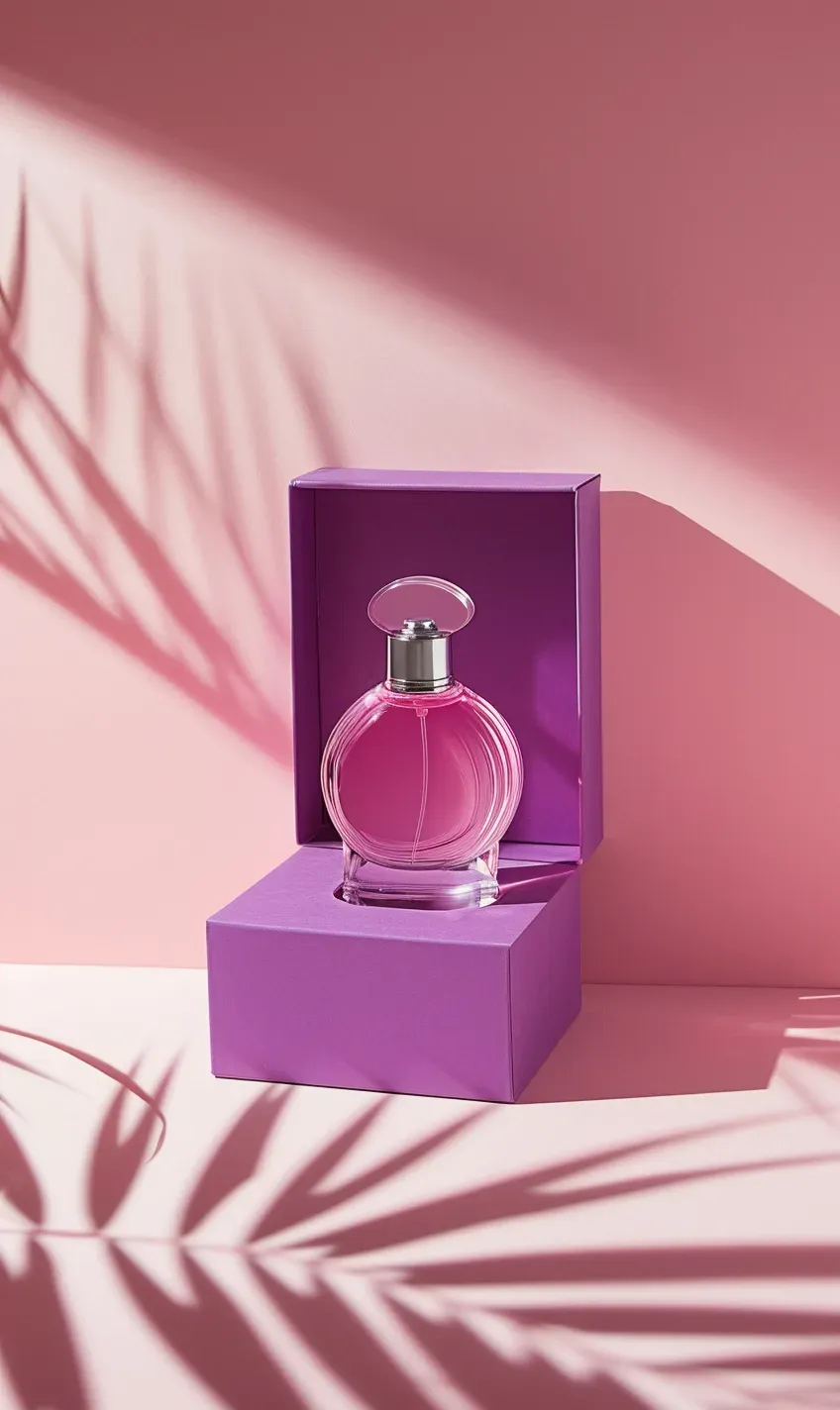 퍼퓸 박스 패키지 목업 (Perfume Box Package Mockup) 대표 이미지