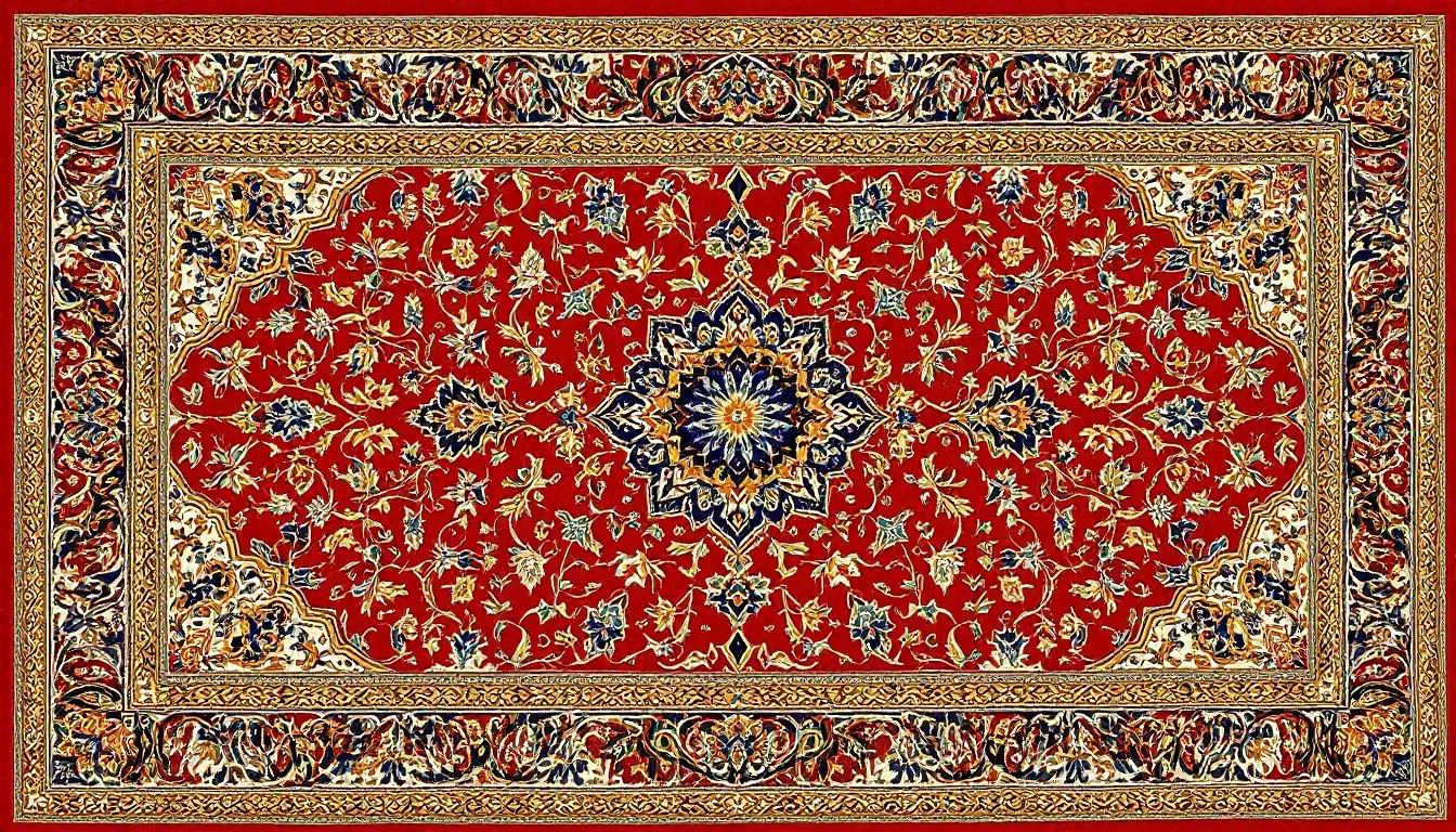 페르시안 카펫 메달리온 패턴 (Persian Carpet Medallion Pattern) 대표 이미지