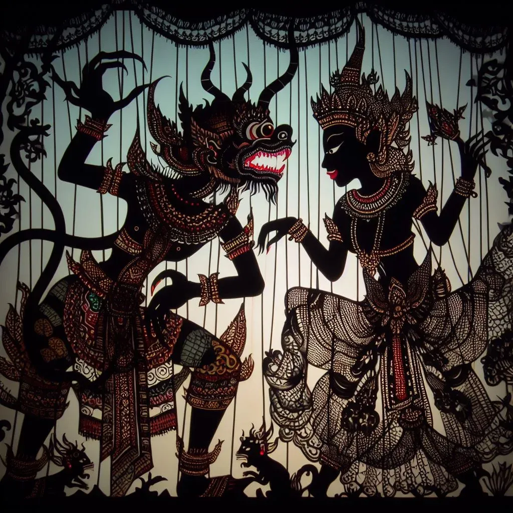 인도네시아 그림자 인형극 (Indonesian Shadow Puppet Theater) 대표 이미지