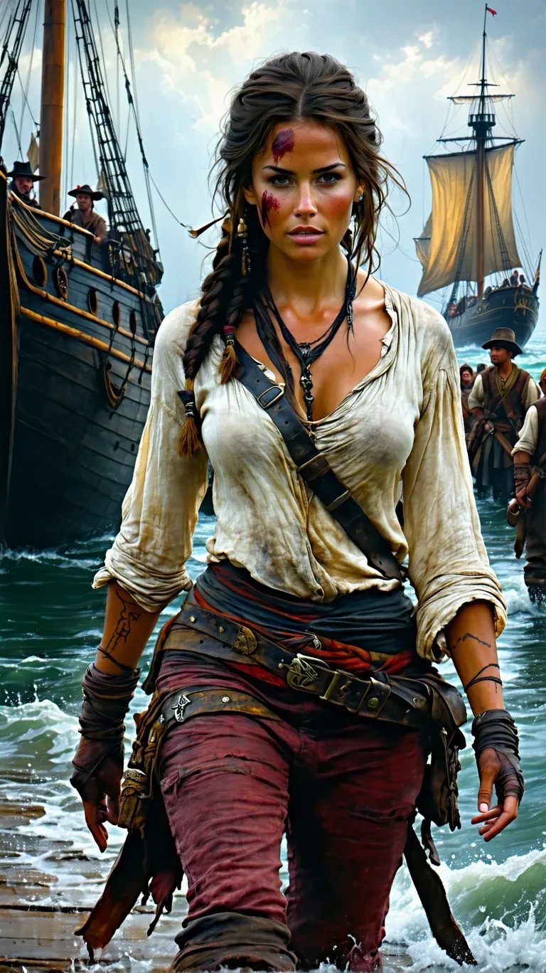 해적 선장 초상 (Pirate Captain Portrait) 대표 이미지