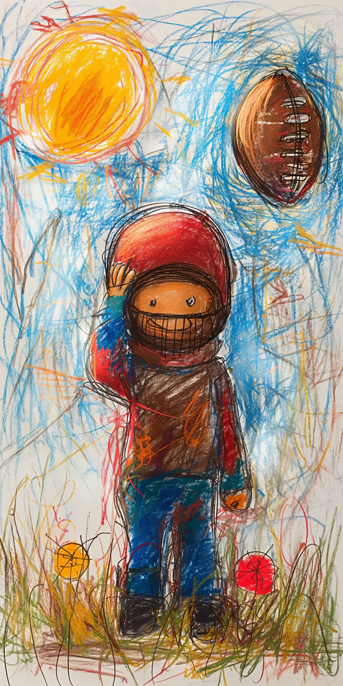 크레용 아동화 (Crayon Child Drawing) 대표 이미지
