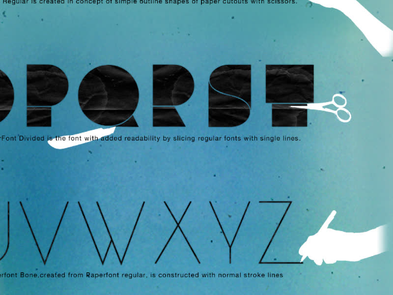 Paper font